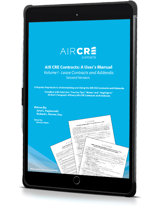 Air Cre Contracts Manual_Professional real estate resources